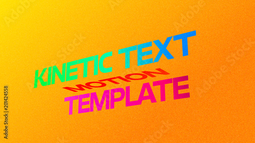 Kinetic Text Titles