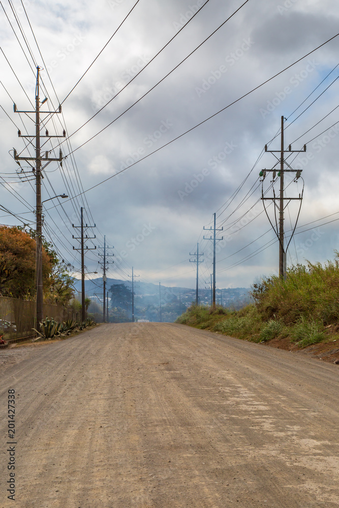 A Dusty Road in Costa Rica