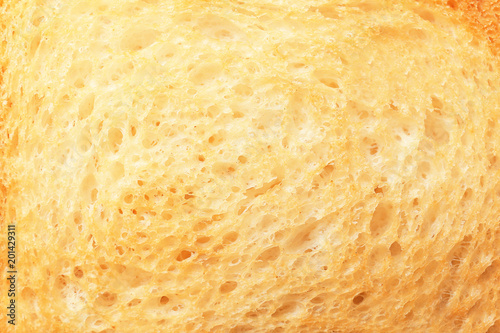 Toasted bread as background, closeup