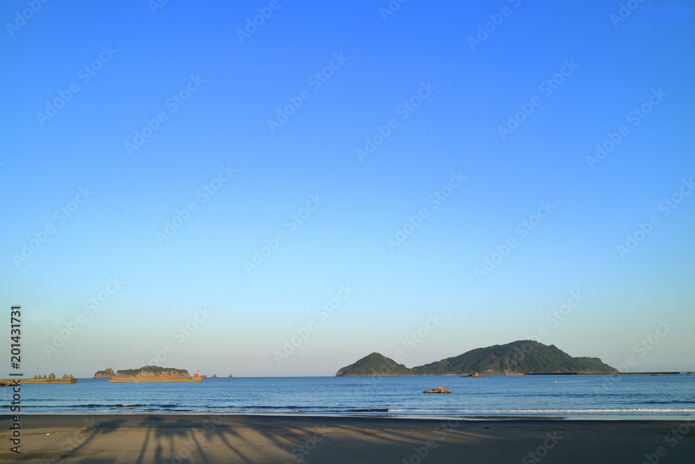 大堂津海水浴場からの景色