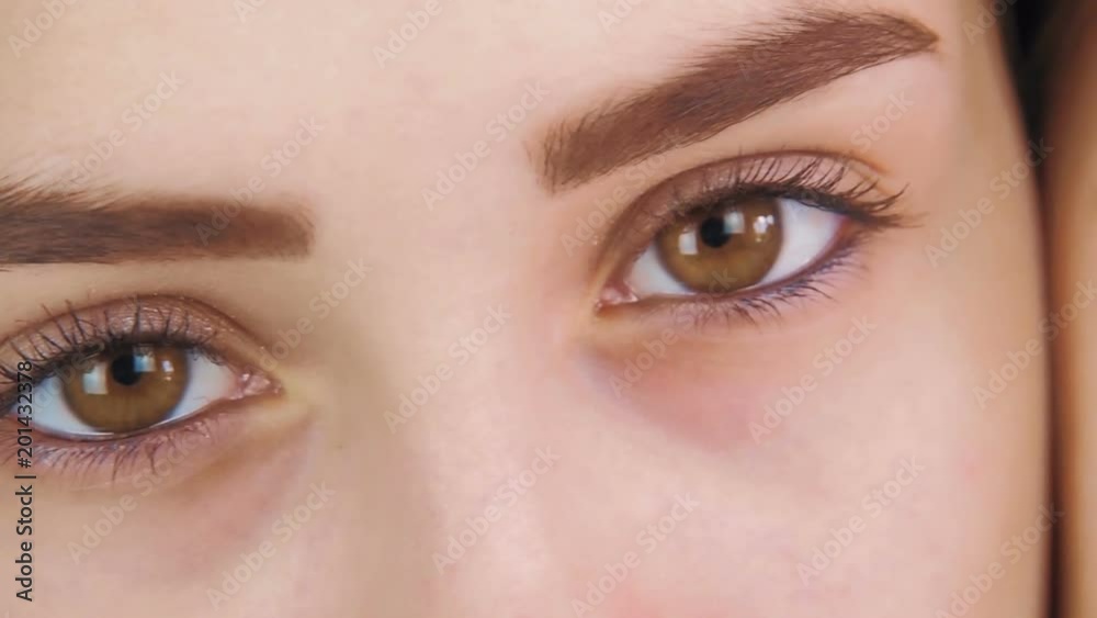Portrait of two girls. Eyes of little sisters close-up. Portrait of two girls. Eyes of little sisters close-up.
