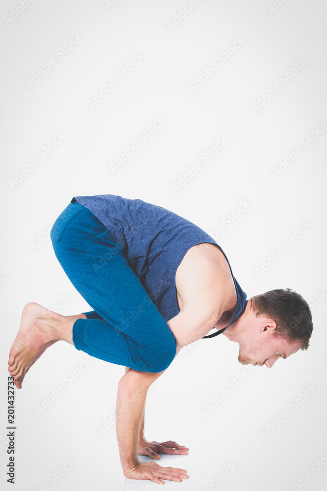 Young man practicing yoga. Yoga. Yoga Instructor Young man practicing yoga. Yoga. Yoga Instructor