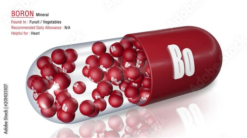 Boron  - Animated Mineral Capsule Concept