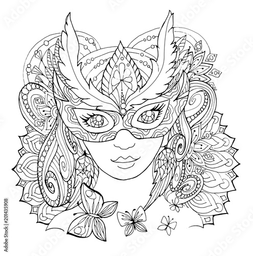 the girl in the mask