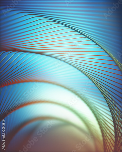 Artistic colorful shape. Abstract image in artistic shape and colors for use as background.