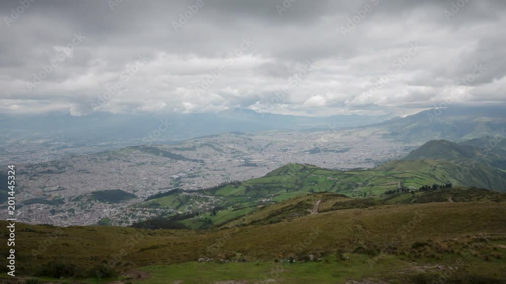 Timelapse of the cloudy sky above Quito Timelapse of the cloudy sky above Quito