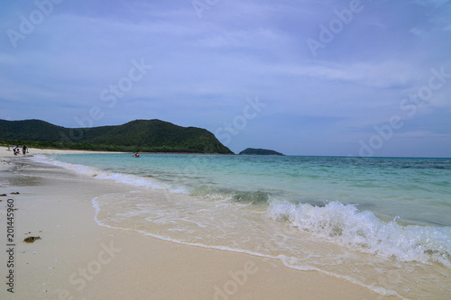 Ocean view in sunny summer day