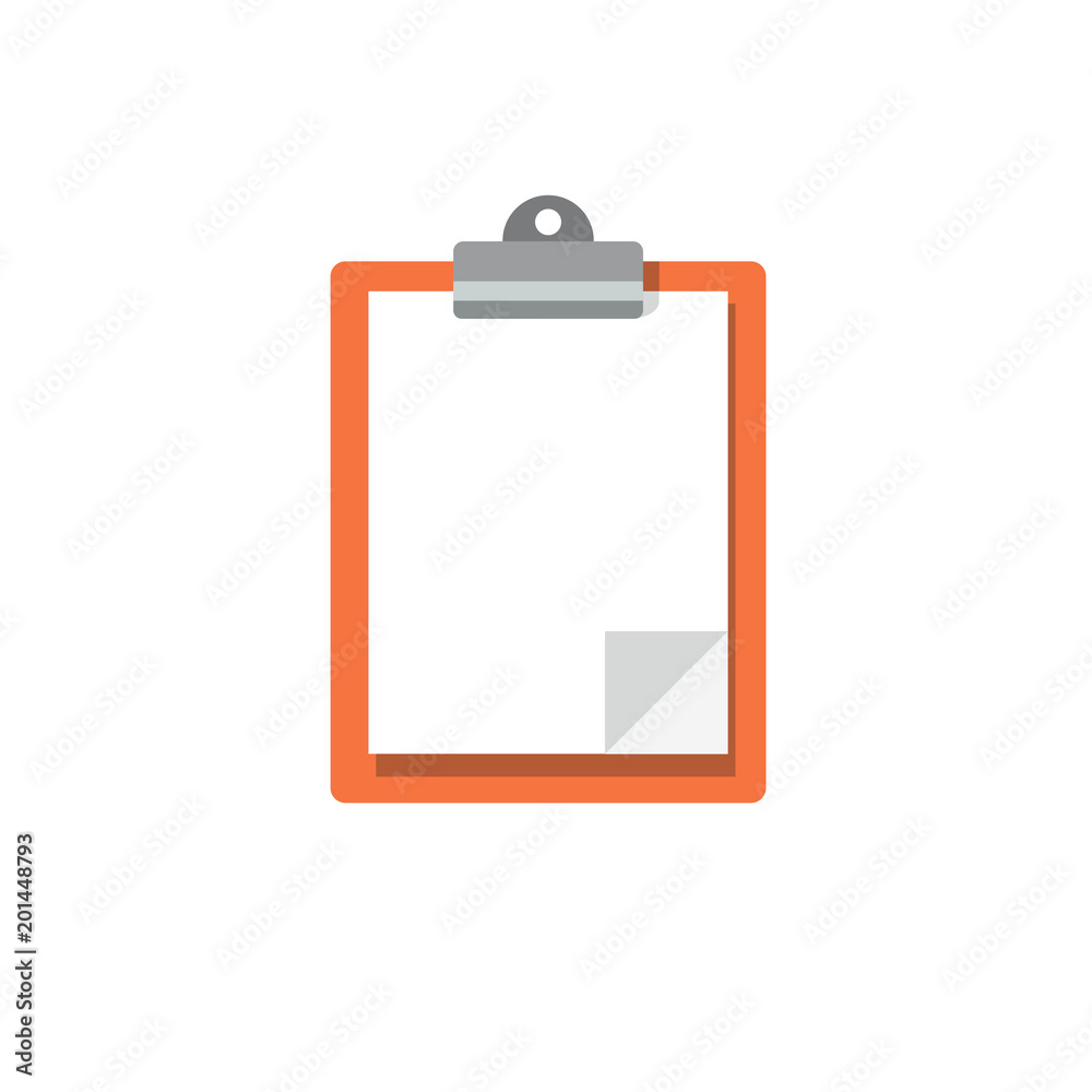 Clipboard vector icon. Paper, document, note isolated on white. Modern trendy flat style. Blank sheet. Vector illustration for web, web site, banner, mobile app, UI, message template Clipboard vector icon. Paper, document, note isolated on white. Modern trendy flat style. Blank sheet. Vector illustration for web, web site, banner, mobile app, UI, message template
