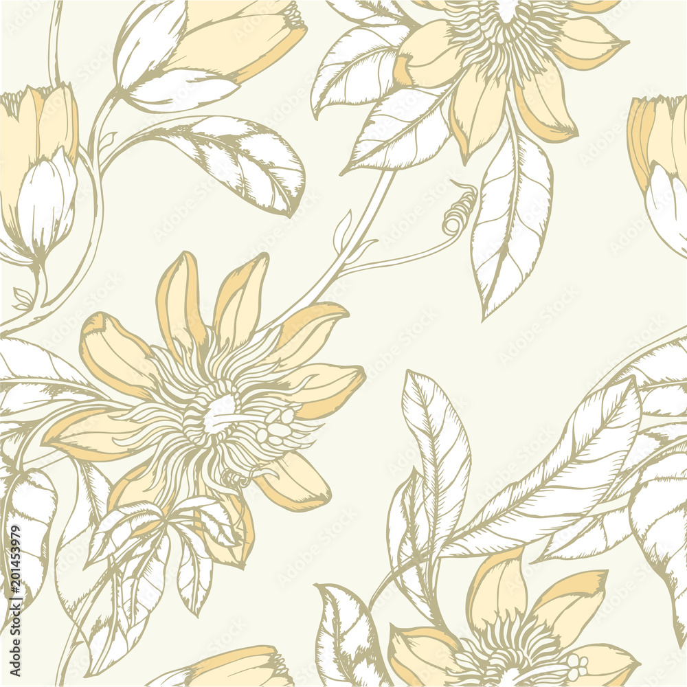 Abstract elegance pattern with floral background. Abstract elegance pattern with floral background.