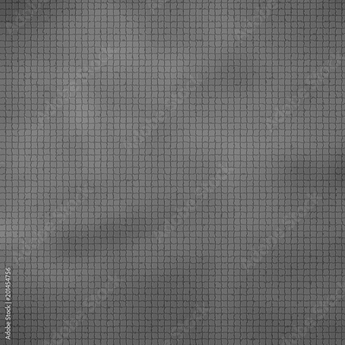 Gray texture mosaic. Effect grey pixels. Vintage black and white backdrop. Stone masonry. Abstract monochrome pattern background for design. Grunge texture. Eps10 vector illustration.