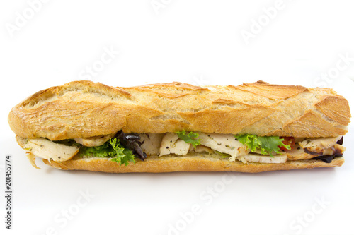 Fotografia sandwich au poulet