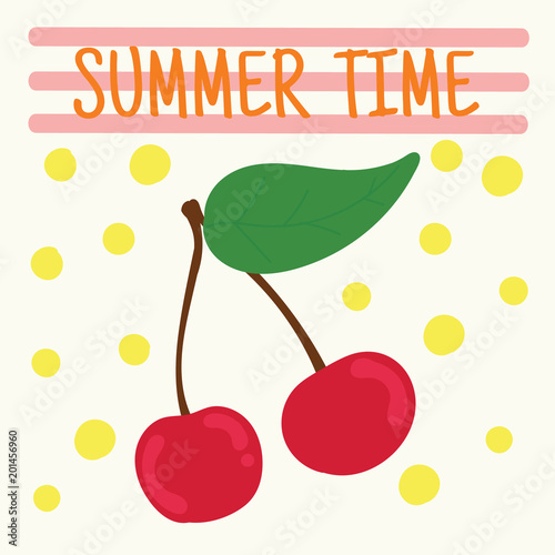 summer time with cherry