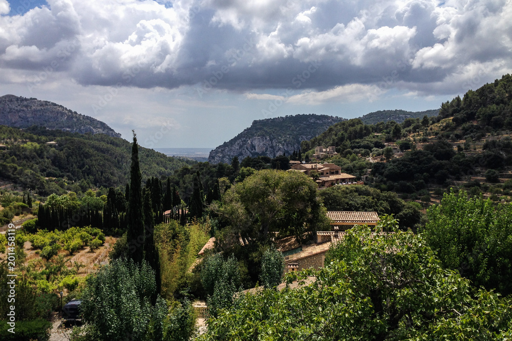 Landscape in Palma de Mallorca Spain