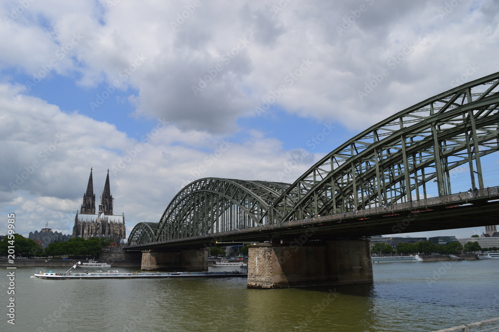 Bridge in Cologne, Germany Bridge in Cologne, Germany