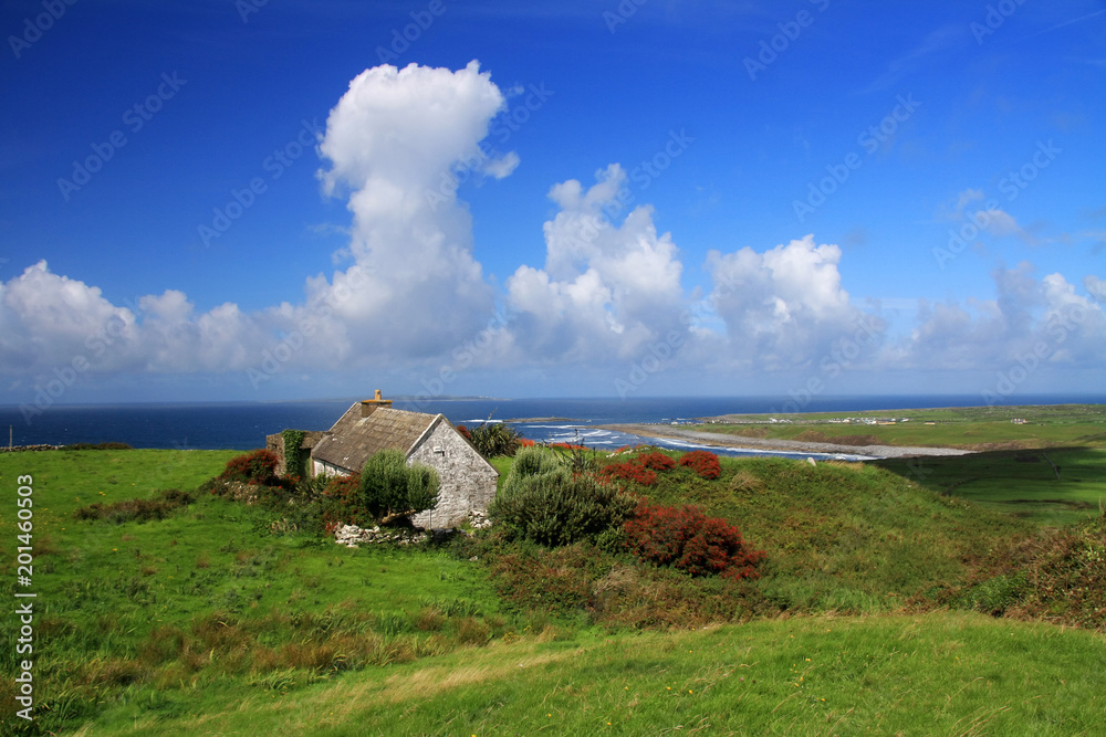 Lonely irish house in Doolin, Ireland