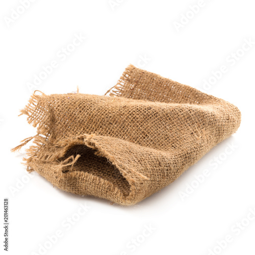 Sack Cloth Tag Isolated on a White background