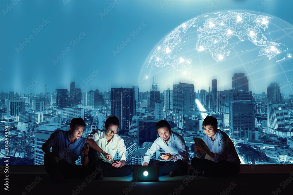 Fototapeta premium social networks