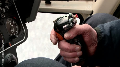 the work of medics on the helicopter air ambulance