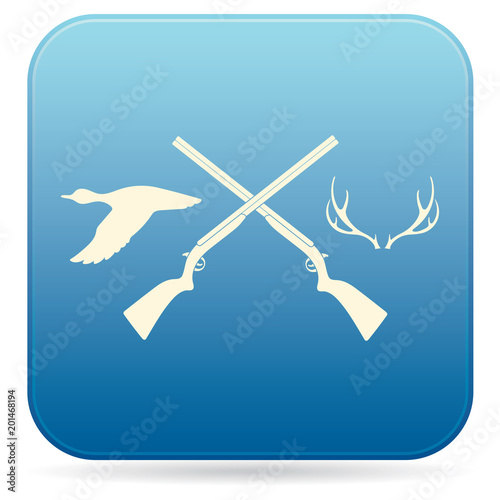 Hunting club logo icon