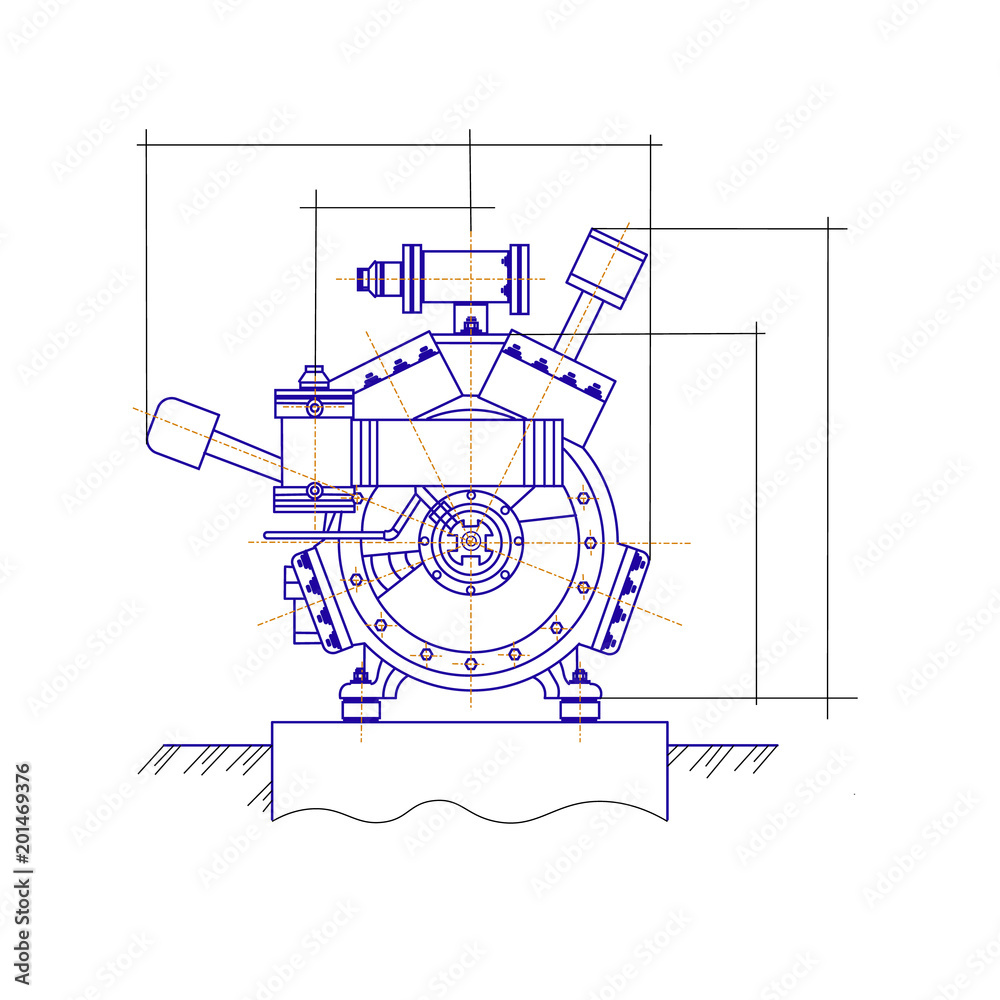 free drawing of the refrigerator unit. chiller unit free drawing of the refrigerator unit. chiller unit