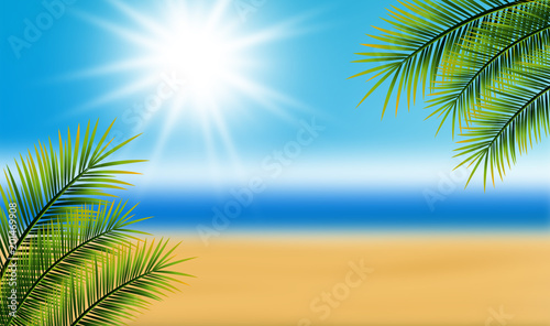 Hintergrund Strand Sonne