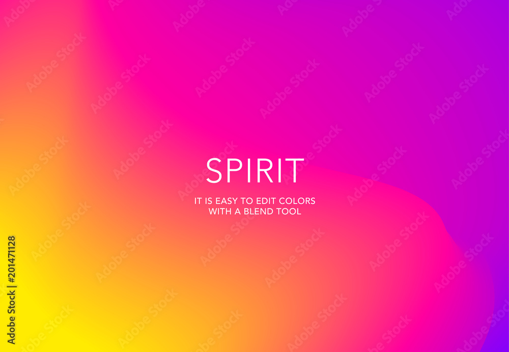 Liquid fluid design of colourful abstract vector blend background for graphic template.