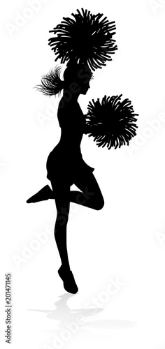 Silhouette Cheerleader