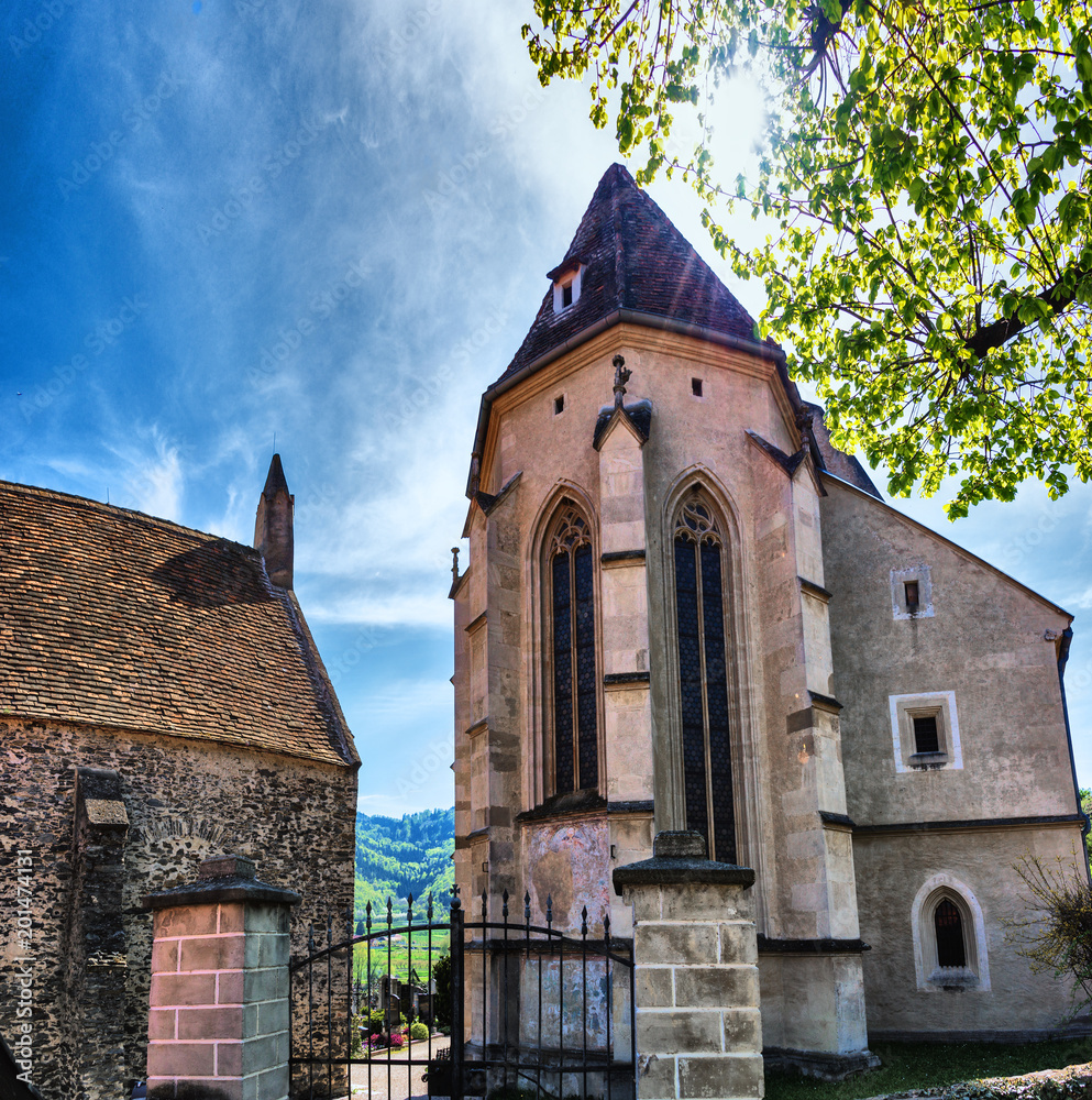 Fototapeta premium Wehrkirche St. Michael in der Wachau