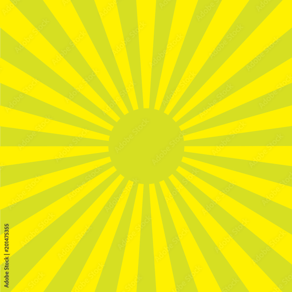 Abstract background with cartoon rays of yellow color. Abstract background with cartoon rays of yellow color.