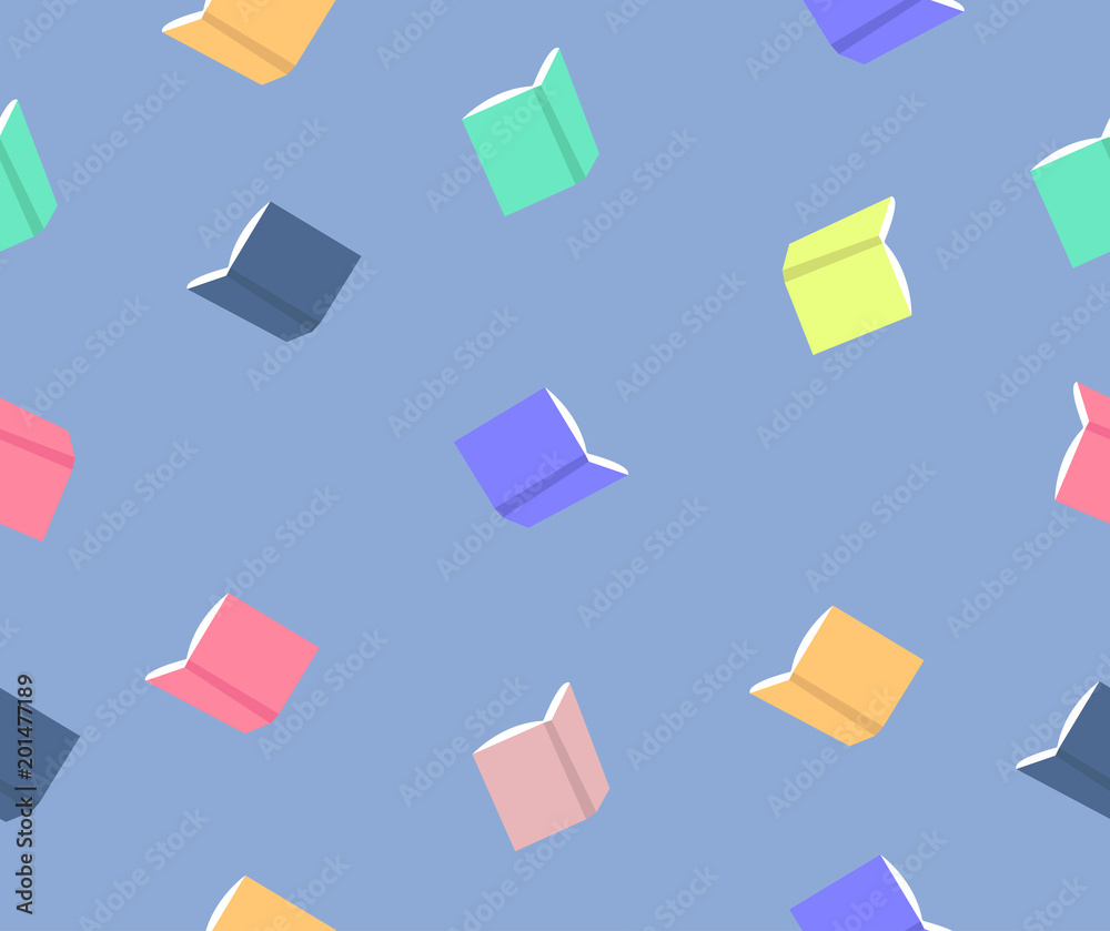 colorful book pattern colorful book pattern