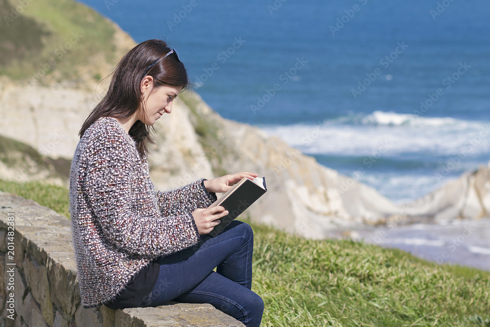 Reading by the coast