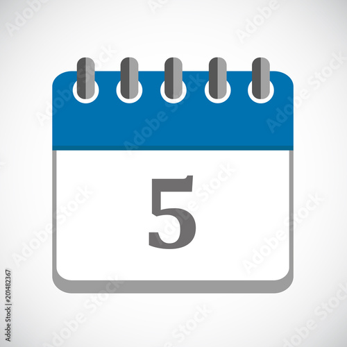 wandkalender blau 5