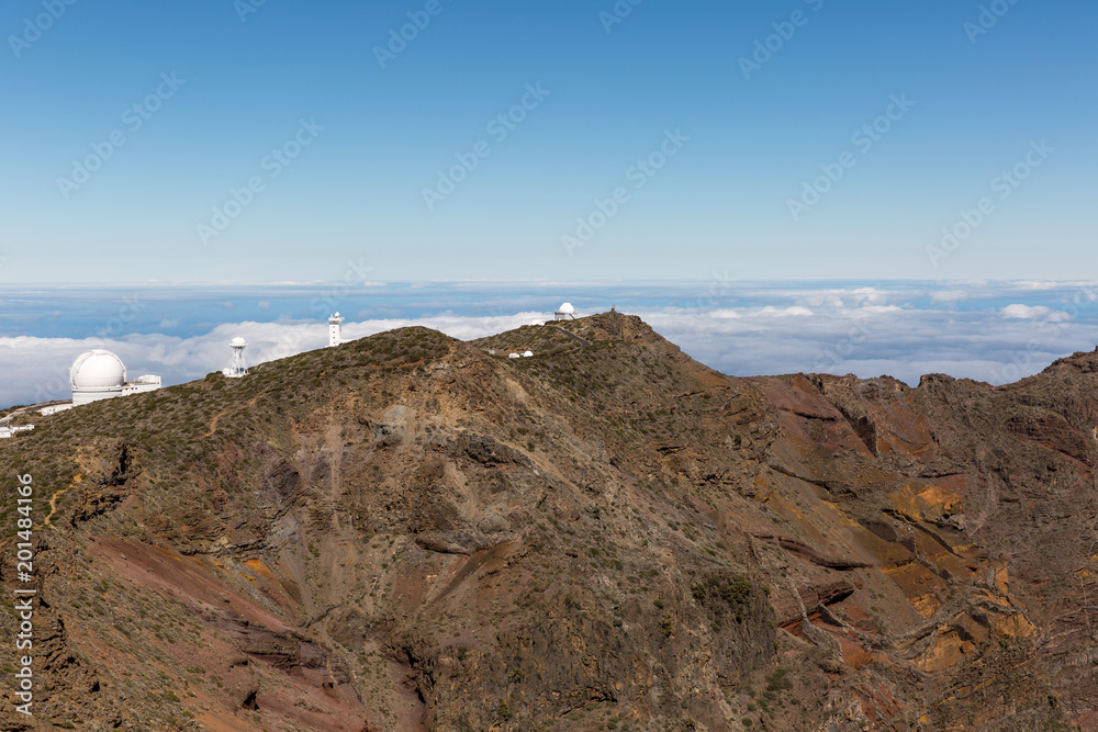 The view of the National Park Caldera de Taburiente, La Palma island.