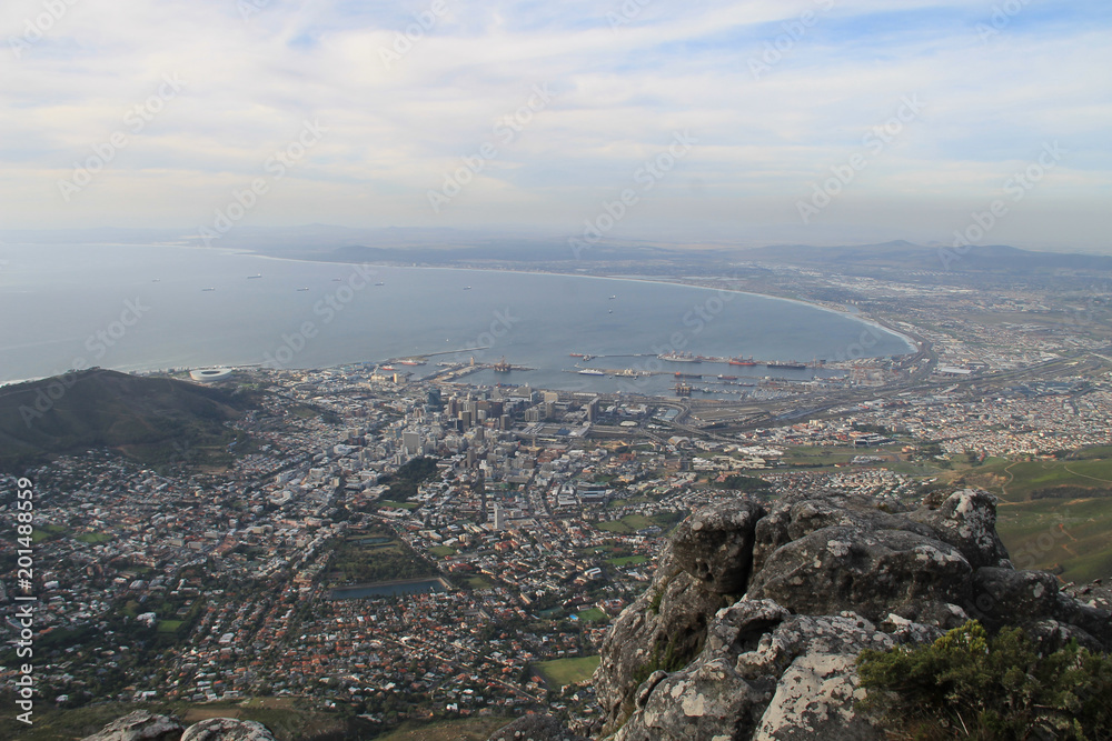 Cape Town viewed from Table Mountain