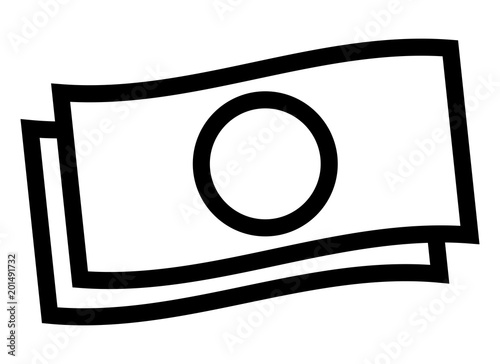 Cash money icon