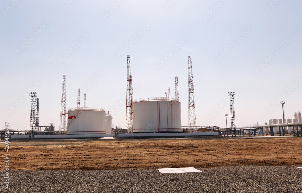 construction of a new tank farm for storage of petroleum products