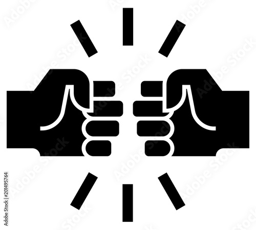 Fist bump icon