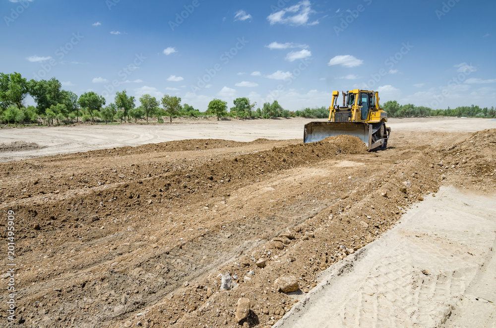 custom made wallpaper toronto digitalThe bulldozer level the ground