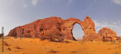 Arch of Aloba in  desert of Ennedi, Chad
 photo