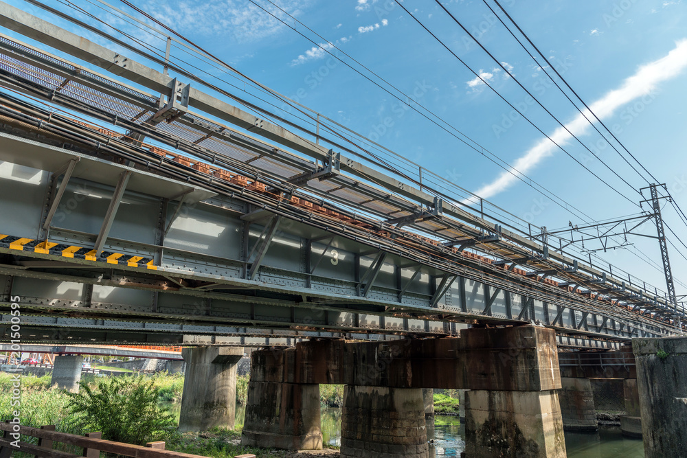 新幹線の鉄橋