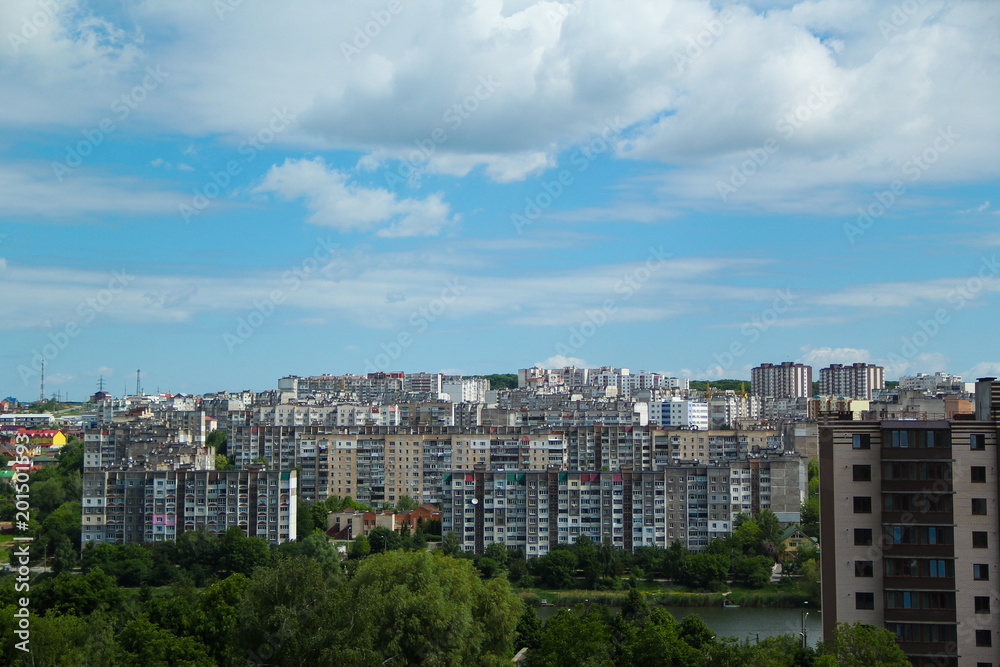 Fototapeta premium sky over the city