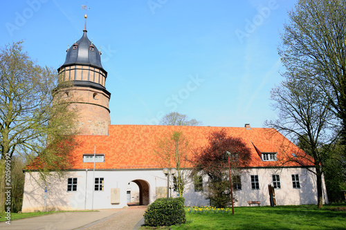 The historic Diepholzer Castle in Lower Saxony, Germany