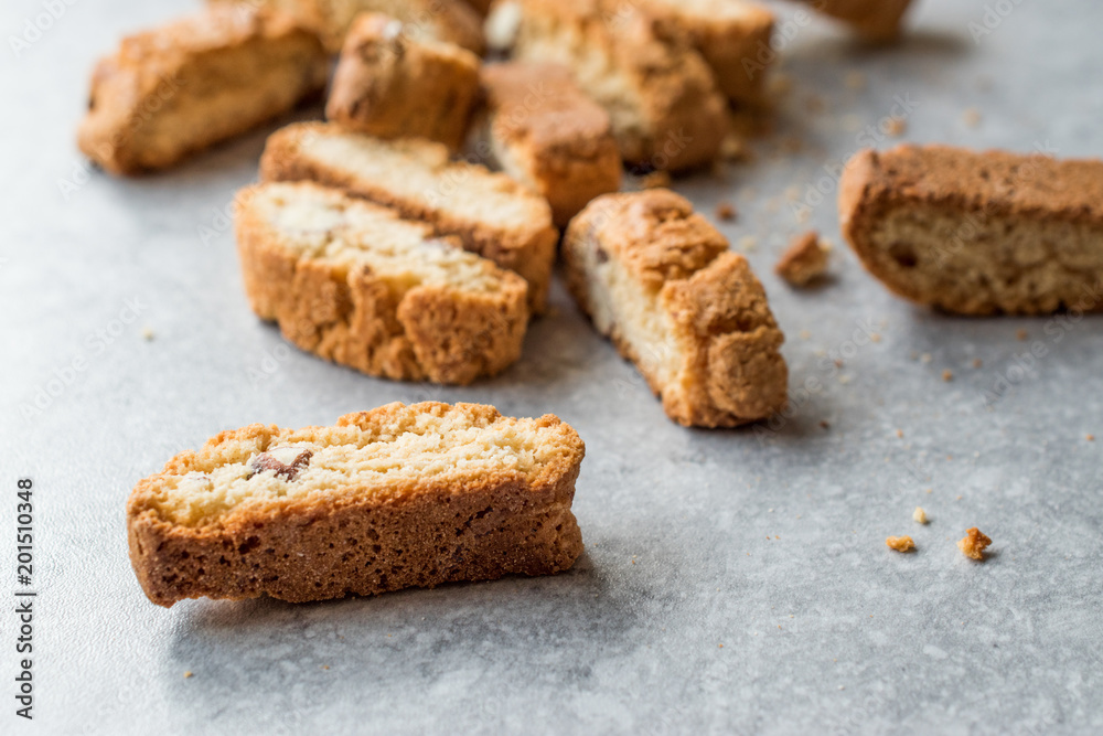 Biscotti / Cantuccini Cookie Biscuits with Almonds / Shortbread. Biscotti / Cantuccini Cookie Biscuits with Almonds / Shortbread.