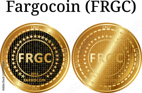Set of physical golden coin Fargocoin (FRGC)
