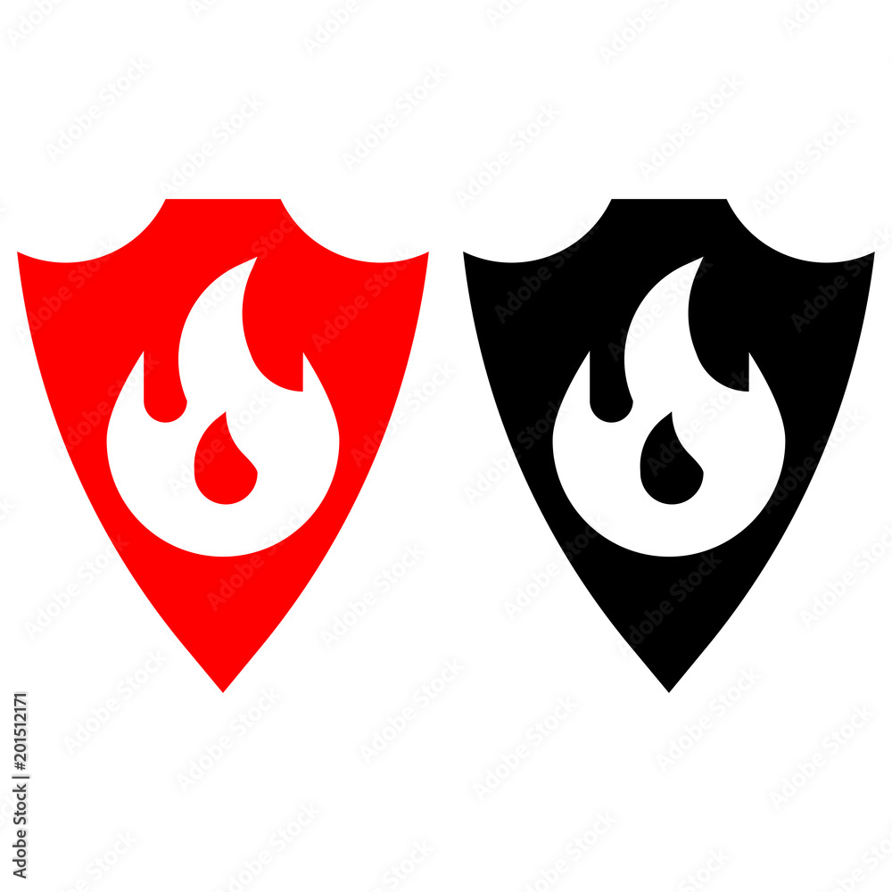 Sheild with fire protection Sheild with fire protection