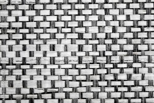 Fototapeta Naklejka Na Ścianę i Meble -  Textile grunge texture in black and white background.