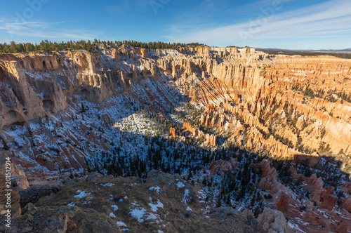 Scenic Winter Landscape in Bryce Canyon Utah