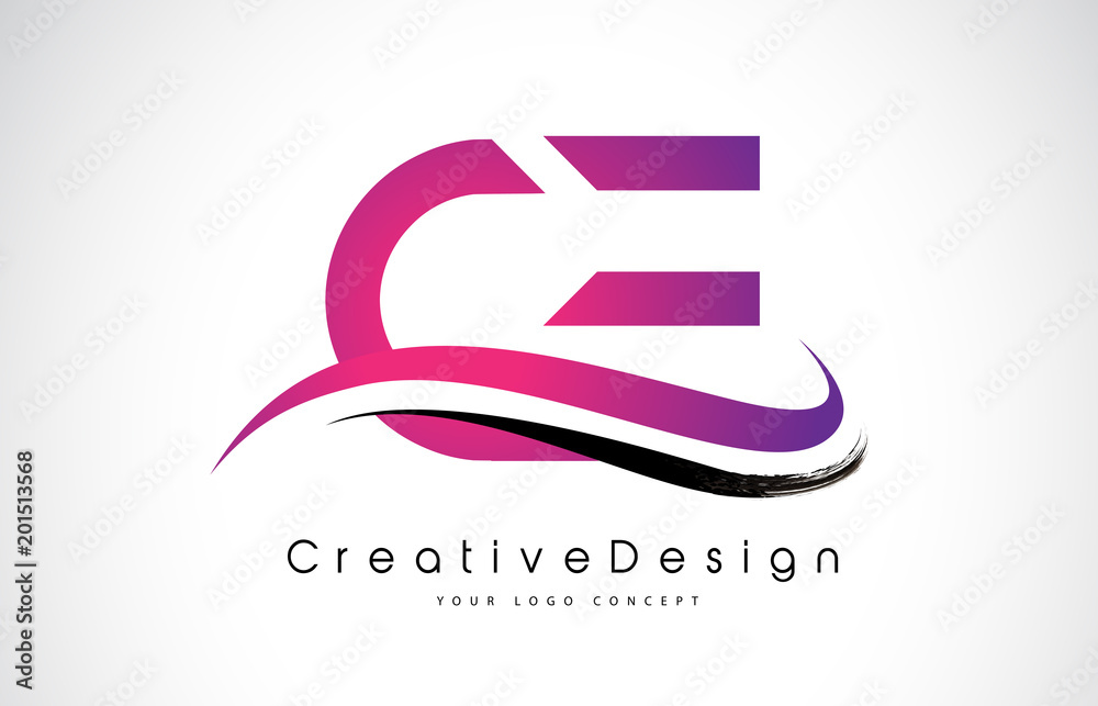 CE C E Letter Logo Design. Creative Icon Modern Letters Vector Logo ...