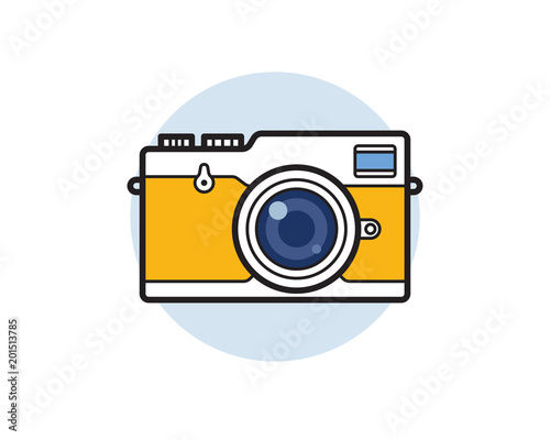 Photo camera vector illustration