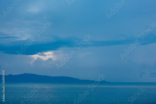 Evening blue seascape. © Smile